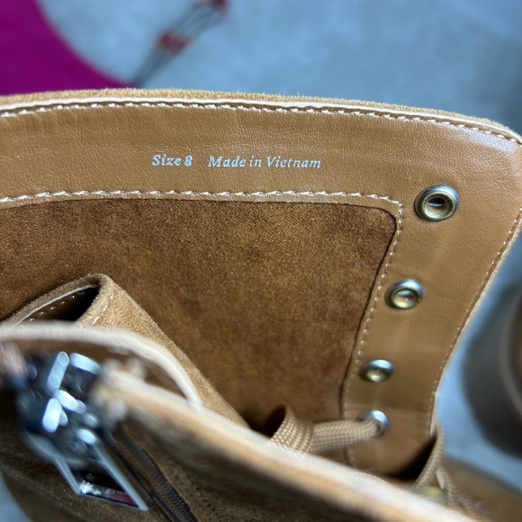 DOLCE VITA LOTTIE CLEAR COMBAT BOOT 8 - Picture 7 of 14